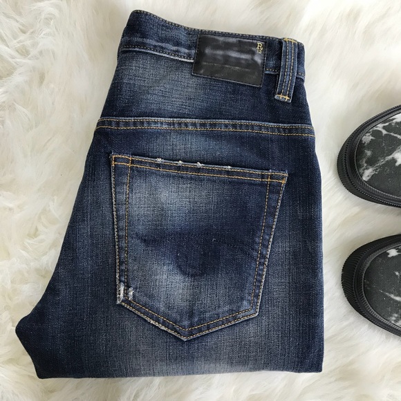 R13 Boys skinny jeans vintage blue - Picture 1 of 8